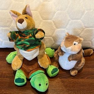 Webkinz Vintage - Turtle - Kangaroo - Chipmunk
